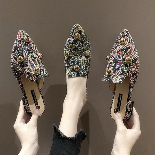 dress shoes summer women sandals slippers low heels,women's spring muller shoes,rivets pointed toe slides,green,red,drop, Black
dress shoes summer women sandals slippers low heels,women's spring muller shoes,rivets pointed toe slides,green,red,drop, Black