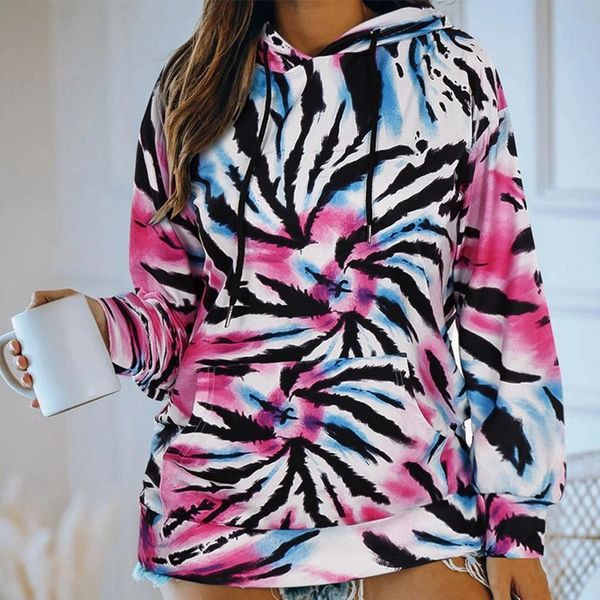 hoodies tie dye print sweatshirt women pockets long sleeve autumn winter clothes streetwear, Black
hoodies tie dye print sweatshirt women pockets long sleeve autumn winter clothes streetwear, Black