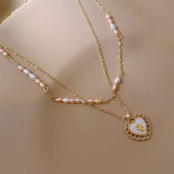 xianlan215 pearl necklace female light luxury niche in 2021 the new fold wear necklace chain design feels clavicle love female tem, Silver
xianlan215 pearl necklace female light luxury niche in 2021 the new fold wear necklace chain design feels clavicle love female tem, Silver