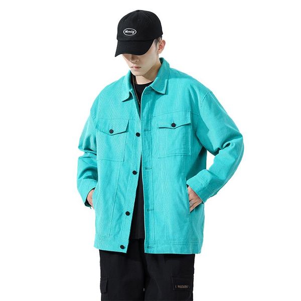 men's jackets loose fashion personality jacket %100 cotton print autumn casual streetwear coat, Black;brown
men's jackets loose fashion personality jacket %100 cotton print autumn casual streetwear coat, Black;brown