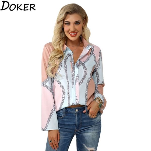new design women office blouse turn down collar long sleeve plus size clothes chain print shirt womens and blouses 210423, White
new design women office blouse turn down collar long sleeve plus size clothes chain print shirt womens and blouses 210423, White