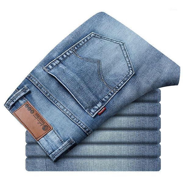 smoke grey man's denim jeans italy classic business casual pants high end leisure trousers daily wear for male men's, Blue
smoke grey man's denim jeans italy classic business casual pants high end leisure trousers daily wear for male men's, Blue