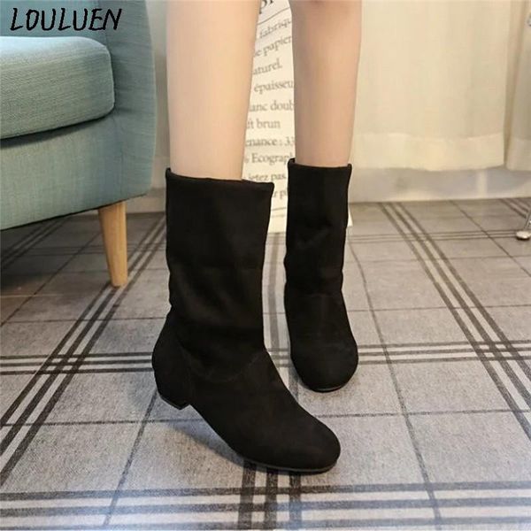 boots louluen 2021 autumn winter women sweet boot stylish flat flock shoes snow gift roman laarzen bottes mujer, Black
boots louluen 2021 autumn winter women sweet boot stylish flat flock shoes snow gift roman laarzen bottes mujer, Black