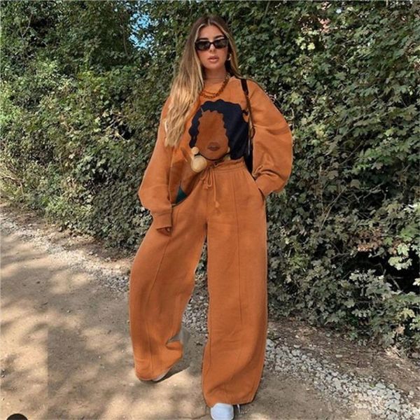 women's tracksuits orange beauty print vintage thin sweatshirt 2 piece set women tracksuit long sleeve pants streetwear lady plus size, Gray
women's tracksuits orange beauty print vintage thin sweatshirt 2 piece set women tracksuit long sleeve pants streetwear lady plus size, Gray