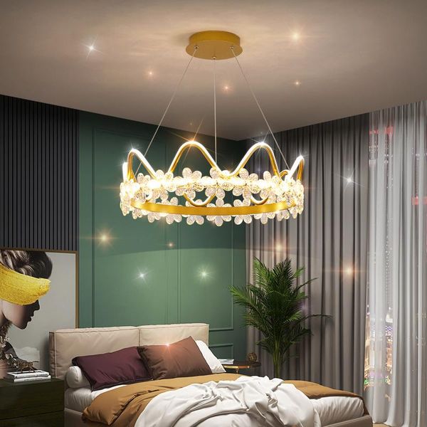 pendant lamps crown lamp modern luxury crystal chandelier golden round children's room living dining hanging
pendant lamps crown lamp modern luxury crystal chandelier golden round children's room living dining hanging
