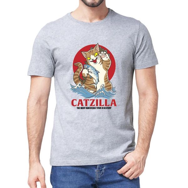 men's t-shirts catzilla japanese vintage sunset cat lover eat fish it 100% cotton short sleeve t-shirt streetwear women tee, White;black
men's t-shirts catzilla japanese vintage sunset cat lover eat fish it 100% cotton short sleeve t-shirt streetwear women tee, White;black
