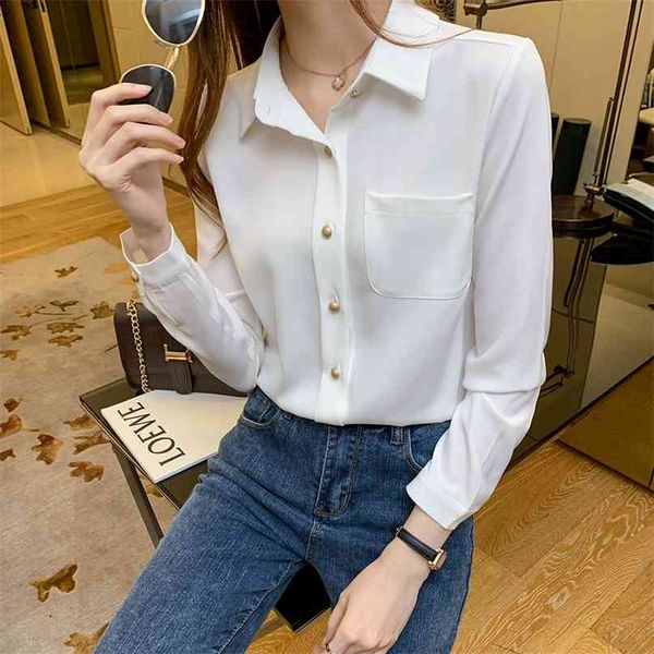 fall fashion button up chiffon shirt vintage blouse women white lady long sleeves female loose street shirts plus size 210601
fall fashion button up chiffon shirt vintage blouse women white lady long sleeves female loose street shirts plus size 210601