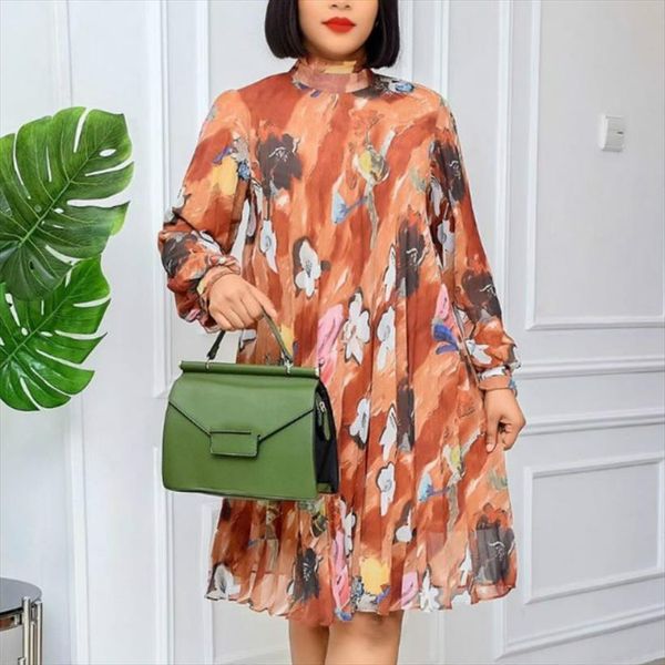 chiffon printed a line women dresses loose long sleeve turtleneck elegant thin knee length african plus size autumn vestidos, Black;gray
chiffon printed a line women dresses loose long sleeve turtleneck elegant thin knee length african plus size autumn vestidos, Black;gray