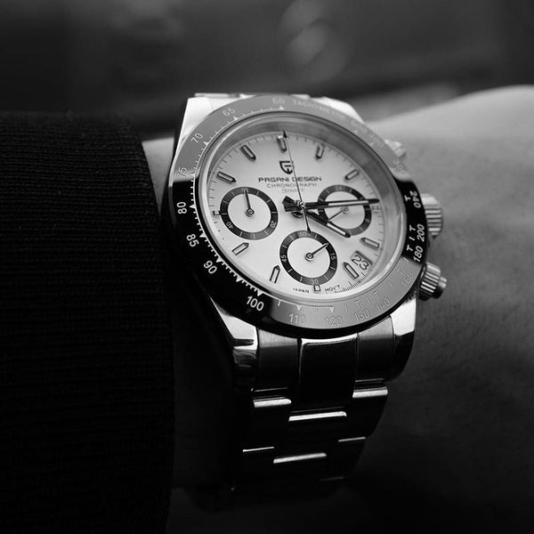 wristwatches pagani design 1644 quartz automatic watch men stainless steel waterproof wristwatch chronograph reloj hombres, Slivery;brown
wristwatches pagani design 1644 quartz automatic watch men stainless steel waterproof wristwatch chronograph reloj hombres, Slivery;brown