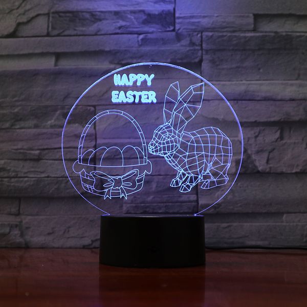 creative 3d light happy easter gift bedroom decor led illusion night lamp kids child rgb nightlight
creative 3d light happy easter gift bedroom decor led illusion night lamp kids child rgb nightlight