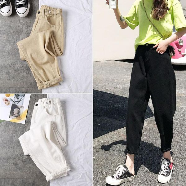 women's jeans women vintage high waist mom boyfriend street loose straight denim pants female harem cowboy trousers, Blue
women's jeans women vintage high waist mom boyfriend street loose straight denim pants female harem cowboy trousers, Blue