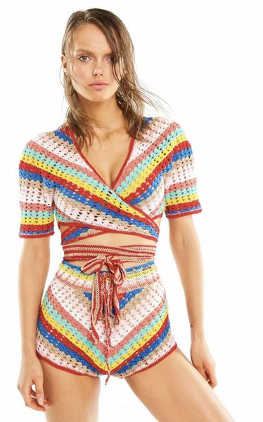 women's sweaters women summer sport knitted v neck shorts casual pullover tee colorful sweater bottom female two pcs suit outfits, White;black
women's sweaters women summer sport knitted v neck shorts casual pullover tee colorful sweater bottom female two pcs suit outfits, White;black