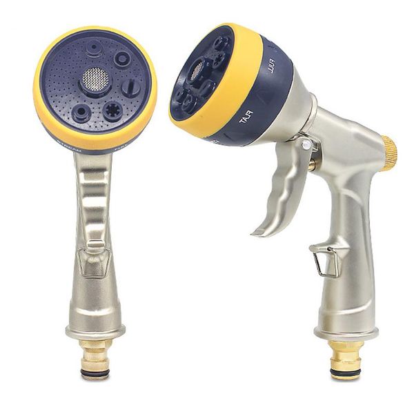 high pressure garden water spray gun 7 adjustable patterns metal hose nozzle heavy duty sprayer car washer hand watering equipments
high pressure garden water spray gun 7 adjustable patterns metal hose nozzle heavy duty sprayer car washer hand watering equipments