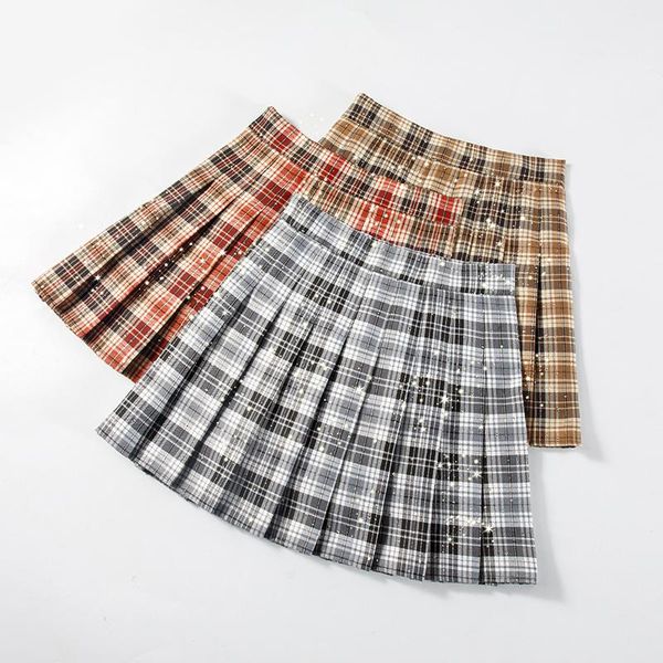 skirts flash high waist skirt pleated 2021 fashion all-match plaid gothic korean style, Black
skirts flash high waist skirt pleated 2021 fashion all-match plaid gothic korean style, Black