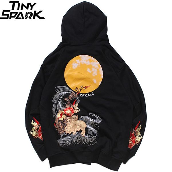 men's hip hop hoodie, flower embroidered street cloth, moon, rabbit, harajuku, cotton, hipster, autumn, 2021, Black
men's hip hop hoodie, flower embroidered street cloth, moon, rabbit, harajuku, cotton, hipster, autumn, 2021, Black
