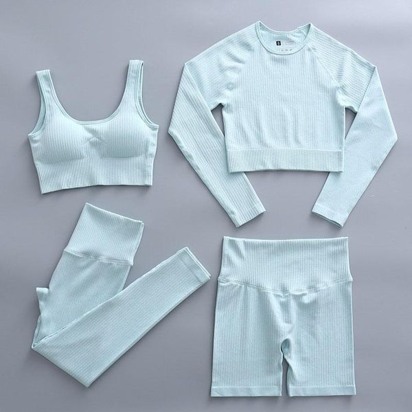 yoga outfit women sportswear set workout clogthing athletic wear gym clothes seamless legging sports bra crop long sleeve suit
yoga outfit women sportswear set workout clogthing athletic wear gym clothes seamless legging sports bra crop long sleeve suit