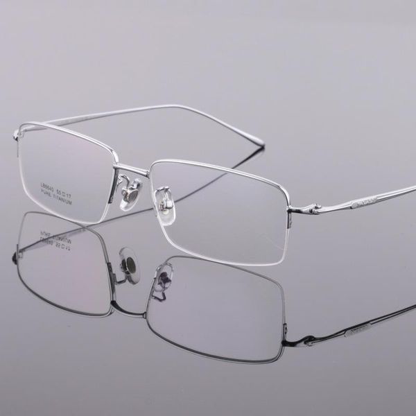 fashion sunglasses frames pure titanium spectacle frame myopia business men's spectacles ultra-light leisure glasses prescription, Black
fashion sunglasses frames pure titanium spectacle frame myopia business men's spectacles ultra-light leisure glasses prescription, Black