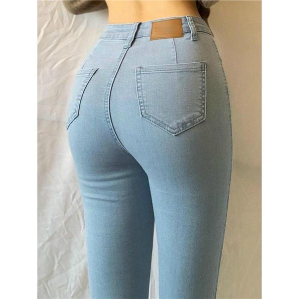 women's jeans large size high waist stretch woman peach pants skinny hip lift slimming hip-wrapped trousers ankle-length pencil 40, Blue
women's jeans large size high waist stretch woman peach pants skinny hip lift slimming hip-wrapped trousers ankle-length pencil 40, Blue