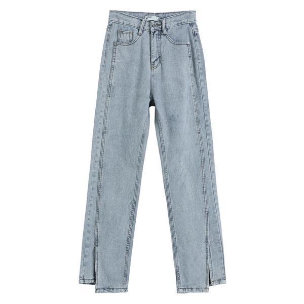 high waist women wide leg harem pants irregular style long denim trousers women's jeans, Blue
high waist women wide leg harem pants irregular style long denim trousers women's jeans, Blue