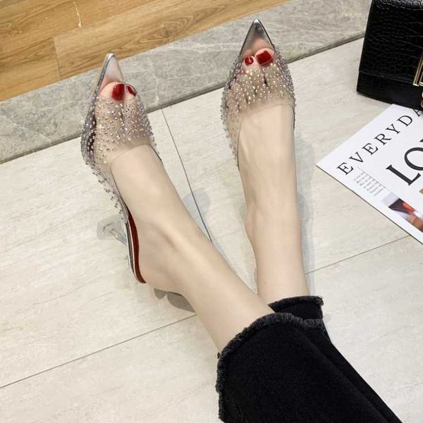 women's sandals rhinestone transparent word dragging wine glass with high heel fish mouth shoes wild a050, Black
women's sandals rhinestone transparent word dragging wine glass with high heel fish mouth shoes wild a050, Black