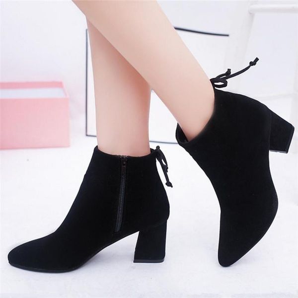 boots autumn and winter ankle women's thick heels casual shoes woman botas femininas 2021 fashion women 35-40, Black
boots autumn and winter ankle women's thick heels casual shoes woman botas femininas 2021 fashion women 35-40, Black