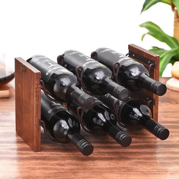 tablewine racks solid wood double layer red rack wrought iron restaurant decoration frame stacking bar bottle storage
tablewine racks solid wood double layer red rack wrought iron restaurant decoration frame stacking bar bottle storage