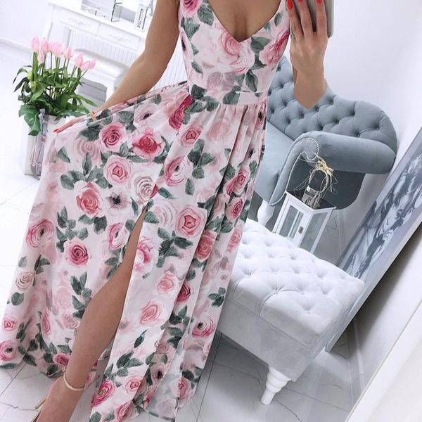 casual dresses summer sleeveless backless women boho long maxi dress ladies party evening beach sundress vestidos, Black;gray
casual dresses summer sleeveless backless women boho long maxi dress ladies party evening beach sundress vestidos, Black;gray