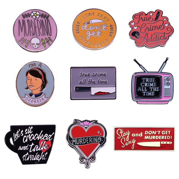 pins, brooches my favourite murder series brooch ssdgm true crime fan pin murderino gift, Gray
pins, brooches my favourite murder series brooch ssdgm true crime fan pin murderino gift, Gray