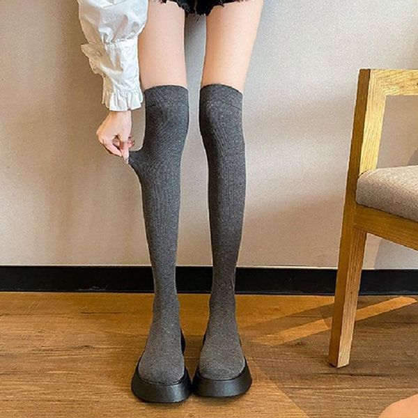 boots 2021 autumn and winter women's knee stretch fabric thick-soled socks shoes hedging casual, Black
boots 2021 autumn and winter women's knee stretch fabric thick-soled socks shoes hedging casual, Black