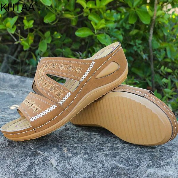 summer women's slippers retro pu leather ladies sandals sewing casual woman slides wedges female hollow out shoes 2021, Black
summer women's slippers retro pu leather ladies sandals sewing casual woman slides wedges female hollow out shoes 2021, Black