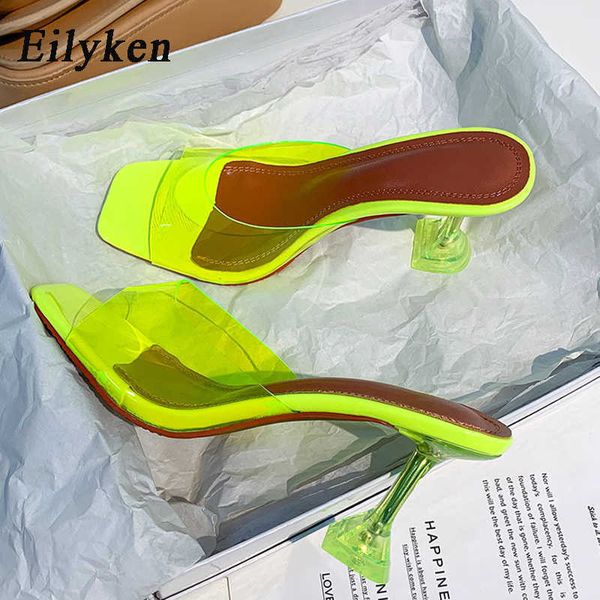 eilyken green pvc jelly slippers crystal open toe perspex sike high heels women transparent heel sandals pumps 210908, Black
eilyken green pvc jelly slippers crystal open toe perspex sike high heels women transparent heel sandals pumps 210908, Black