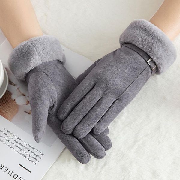 five fingers gloves womens winter warm wrist mittens driving ski glove cashmere cute double thick plush women touch screen, Blue;gray
five fingers gloves womens winter warm wrist mittens driving ski glove cashmere cute double thick plush women touch screen, Blue;gray