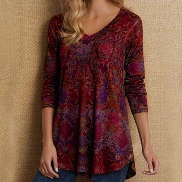 women's blouses & shirts vintage womens casual v-neck flower prints long-sleeved loose shirt blouse oversized female clouthing ropa mu, White
women's blouses & shirts vintage womens casual v-neck flower prints long-sleeved loose shirt blouse oversized female clouthing ropa mu, White