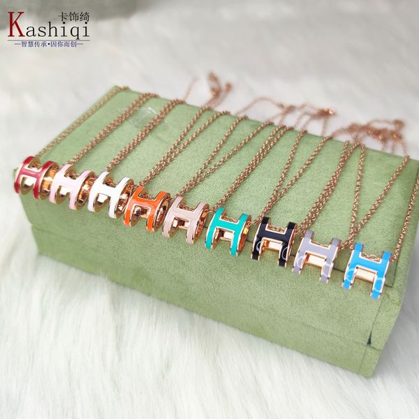 design jewelry aijia letter pendant clavicle chain hanban fashion plated 18k rose gold milk tea necklace, the same as that of female girlfri, Silver
design jewelry aijia letter pendant clavicle chain hanban fashion plated 18k rose gold milk tea necklace, the same as that of female girlfri, Silver