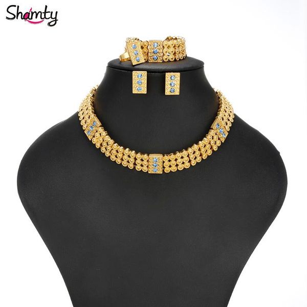 earrings & necklace shamty pure gold color ethiopian jewelry sets chokers eritrea nigeria kenya habasha style blue stone africa a300060, Silver
earrings & necklace shamty pure gold color ethiopian jewelry sets chokers eritrea nigeria kenya habasha style blue stone africa a300060, Silver