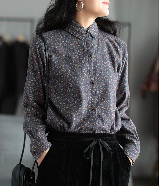 plus velvet ladies blouse 2021 winter products all-match retro long-sleeved cotton floral 4774 women's blouses & shirts, White
plus velvet ladies blouse 2021 winter products all-match retro long-sleeved cotton floral 4774 women's blouses & shirts, White