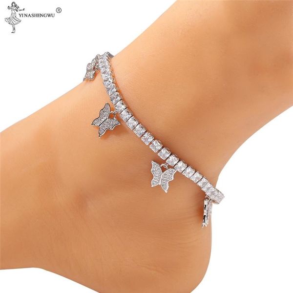 anklets iced out bling tennis chain butterfly anklet jewelry for women pink pinky pendant summer fashion beach foot gift, Red;blue
anklets iced out bling tennis chain butterfly anklet jewelry for women pink pinky pendant summer fashion beach foot gift, Red;blue