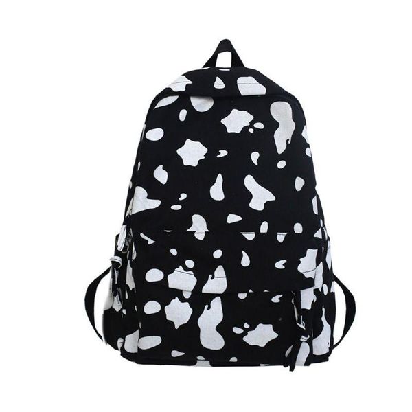 school bags cute milk cow printing canvas backpack bag casual daypack for teenager 50ld
school bags cute milk cow printing canvas backpack bag casual daypack for teenager 50ld