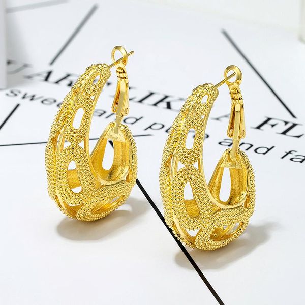 hoop & huggie round drop earrings for women hollow out moon fashion jewelry accessories gold color clip girls gift, Golden;silver
hoop & huggie round drop earrings for women hollow out moon fashion jewelry accessories gold color clip girls gift, Golden;silver