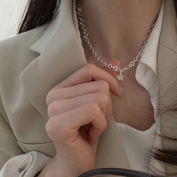 chains meyrroyu sterling silver 2021 star zircon bright flash chain necklace shiny sweet engagement party wholesale colar
chains meyrroyu sterling silver 2021 star zircon bright flash chain necklace shiny sweet engagement party wholesale colar