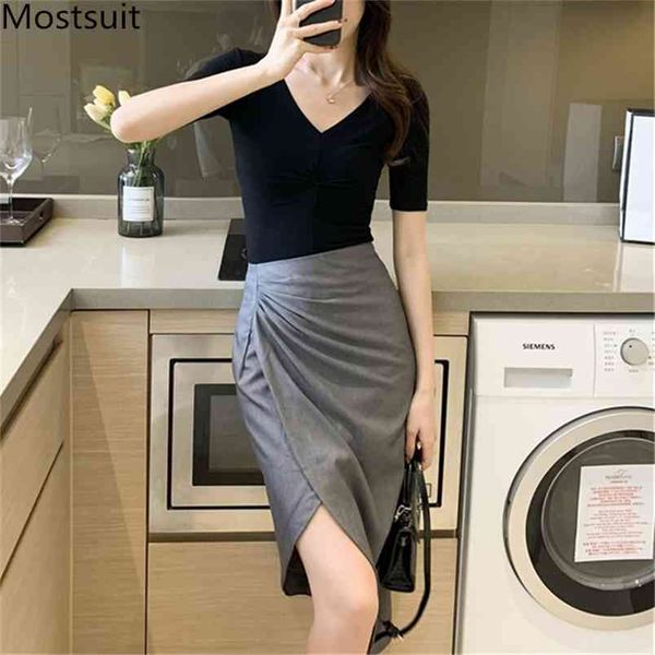 summer fashion two piece skirt set v-neck + asymmetrical suits office ladies workwear matching 210513, White
summer fashion two piece skirt set v-neck + asymmetrical suits office ladies workwear matching 210513, White