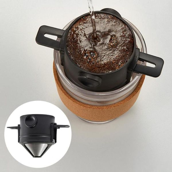 coffee filters portable 2pcs durable paperless dripper strainer black reusable for cafe
coffee filters portable 2pcs durable paperless dripper strainer black reusable for cafe