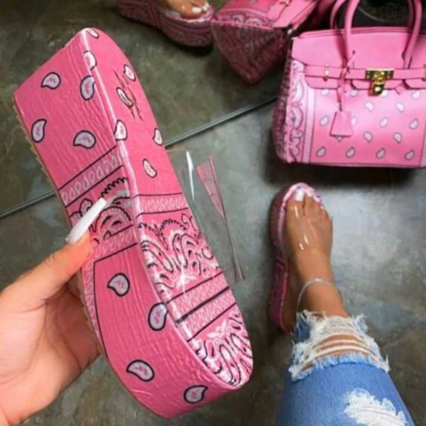 new summer women beach platform outdoors sandals ladies bandana slides women slippers, Black
new summer women beach platform outdoors sandals ladies bandana slides women slippers, Black