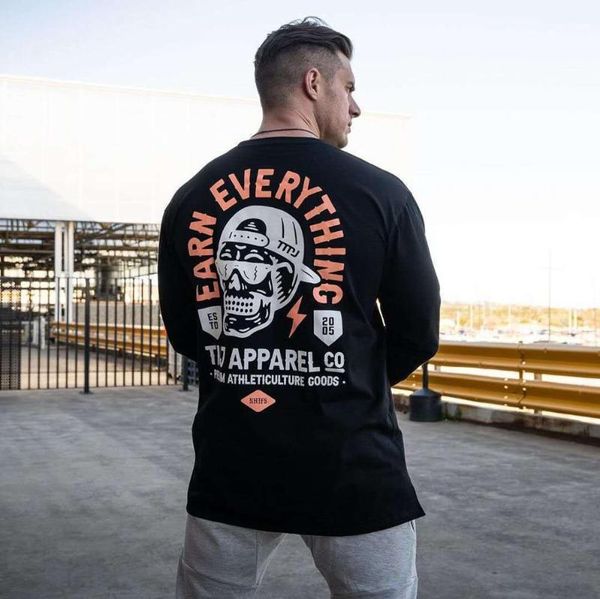 men's hoodies & sweatshirts 2021skull gyms shirt sport cotton long sleeve men running workout training tees fitness loose large hip-hop, Black
men's hoodies & sweatshirts 2021skull gyms shirt sport cotton long sleeve men running workout training tees fitness loose large hip-hop, Black