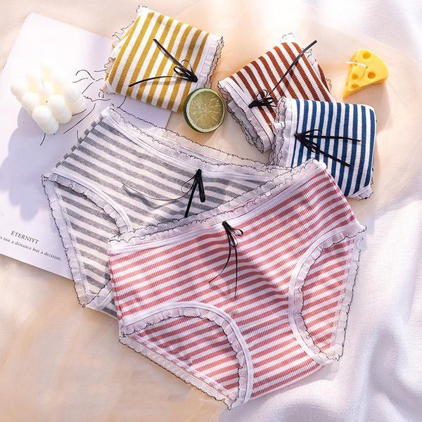 women's panties wasteheart women fashion yellow blue bow cotton mid waist lace underwear lingerie briefs striped underpants l xl, Black;pink
women's panties wasteheart women fashion yellow blue bow cotton mid waist lace underwear lingerie briefs striped underpants l xl, Black;pink
