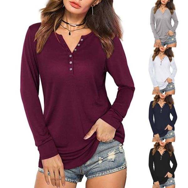 women's blouses & shirts fashion loose buttons blouse shirt autumn v-neck female women long sleeve blusas femininas clothing pullo, White
women's blouses & shirts fashion loose buttons blouse shirt autumn v-neck female women long sleeve blusas femininas clothing pullo, White