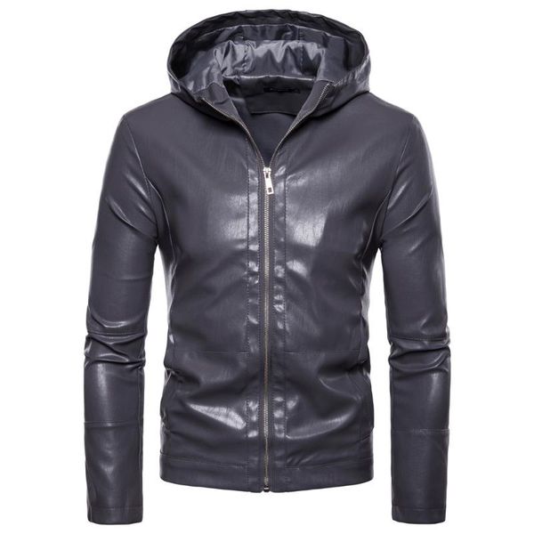 men's fur & faux fashion brand winter hooded leather clothes jacket man personality slim fit eu/us large size, Black
men's fur & faux fashion brand winter hooded leather clothes jacket man personality slim fit eu/us large size, Black