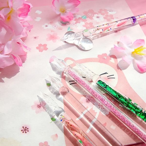 eNW8 youpai stationery glass stationery crystal fountain pens water gift box student glass dip set crystal ink dip pen
eNW8 youpai stationery glass stationery crystal fountain pens water gift box student glass dip set crystal ink dip pen