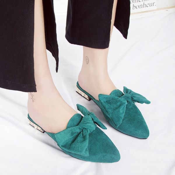women temperament slippers office 2021 spring new fashion pearl design foot red wine office casual slippers muller women shoes m, Black
women temperament slippers office 2021 spring new fashion pearl design foot red wine office casual slippers muller women shoes m, Black