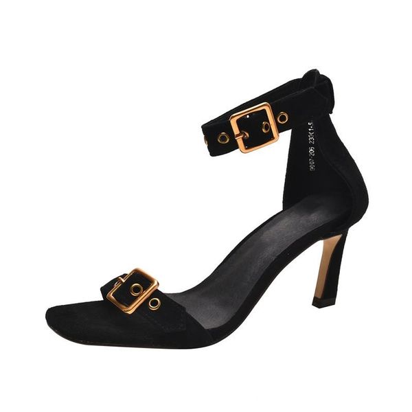 maguidern sandals female 2021 summer suede women's high heel and shoes buckle stiletto work party, Black
maguidern sandals female 2021 summer suede women's high heel and shoes buckle stiletto work party, Black